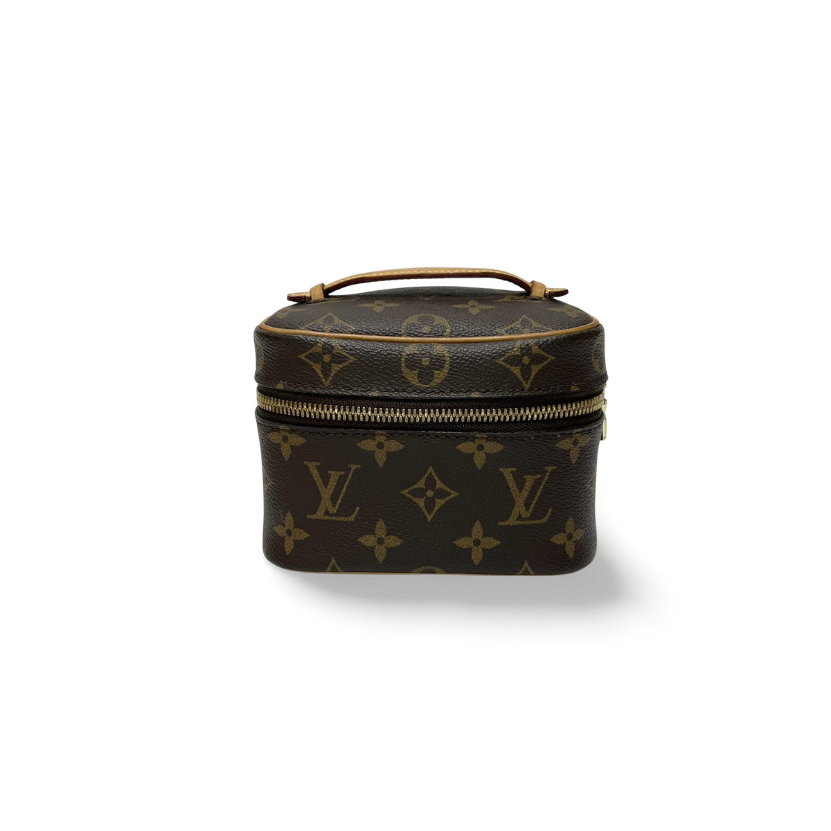 Louis Vuitton Nice Vanity Case Monogram Canvas Brown Bag
