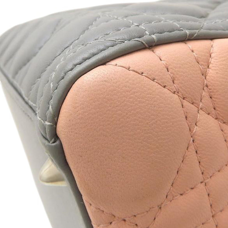 Medium Tricolor Lambskin Cannage Lady Dior - Image 19