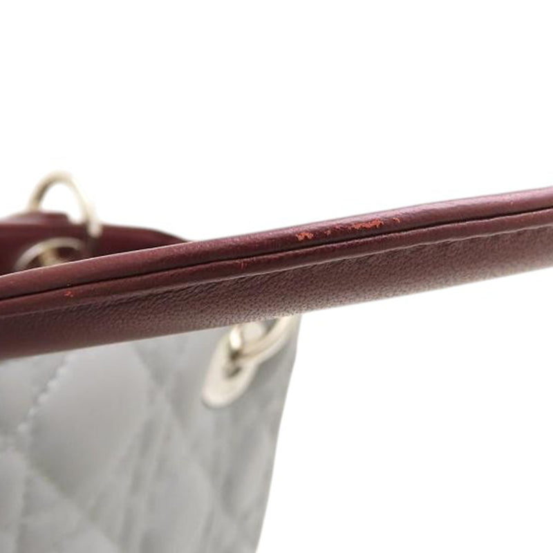 Medium Tricolor Lambskin Cannage Lady Dior - Image 22