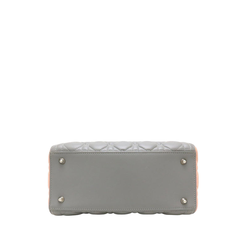Medium Tricolor Lambskin Cannage Lady Dior - Image 3