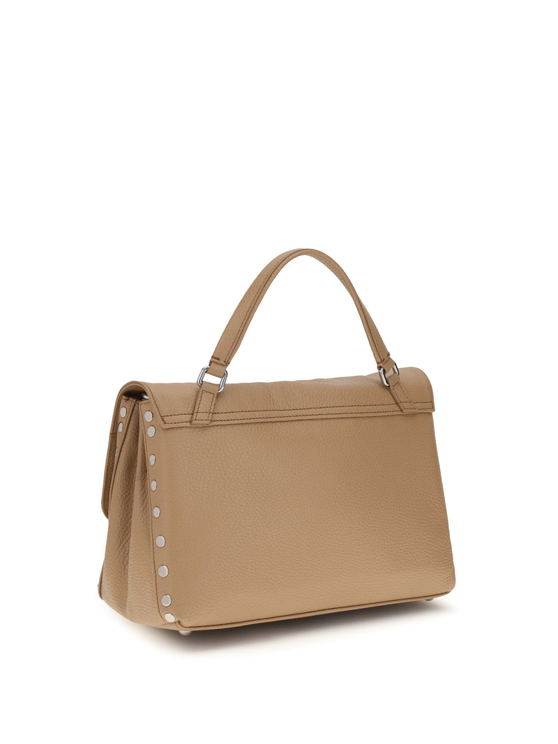 Zanellato Postina Daily Shoulder Bag — Brown Calf Leather