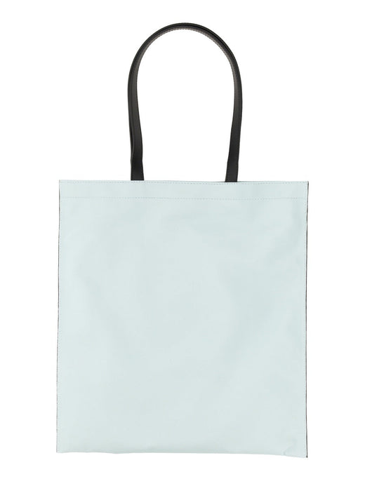 Moschino Hawaiian Print Cotton Tote Bag — Blue