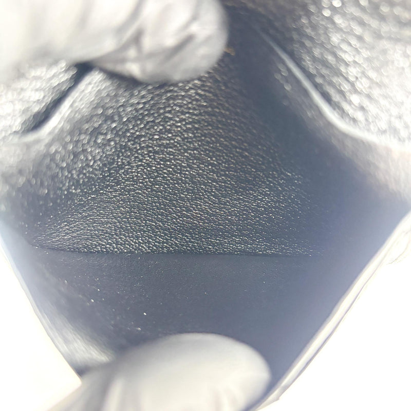 Hermes Bearn Epsom Black Leather Accessory