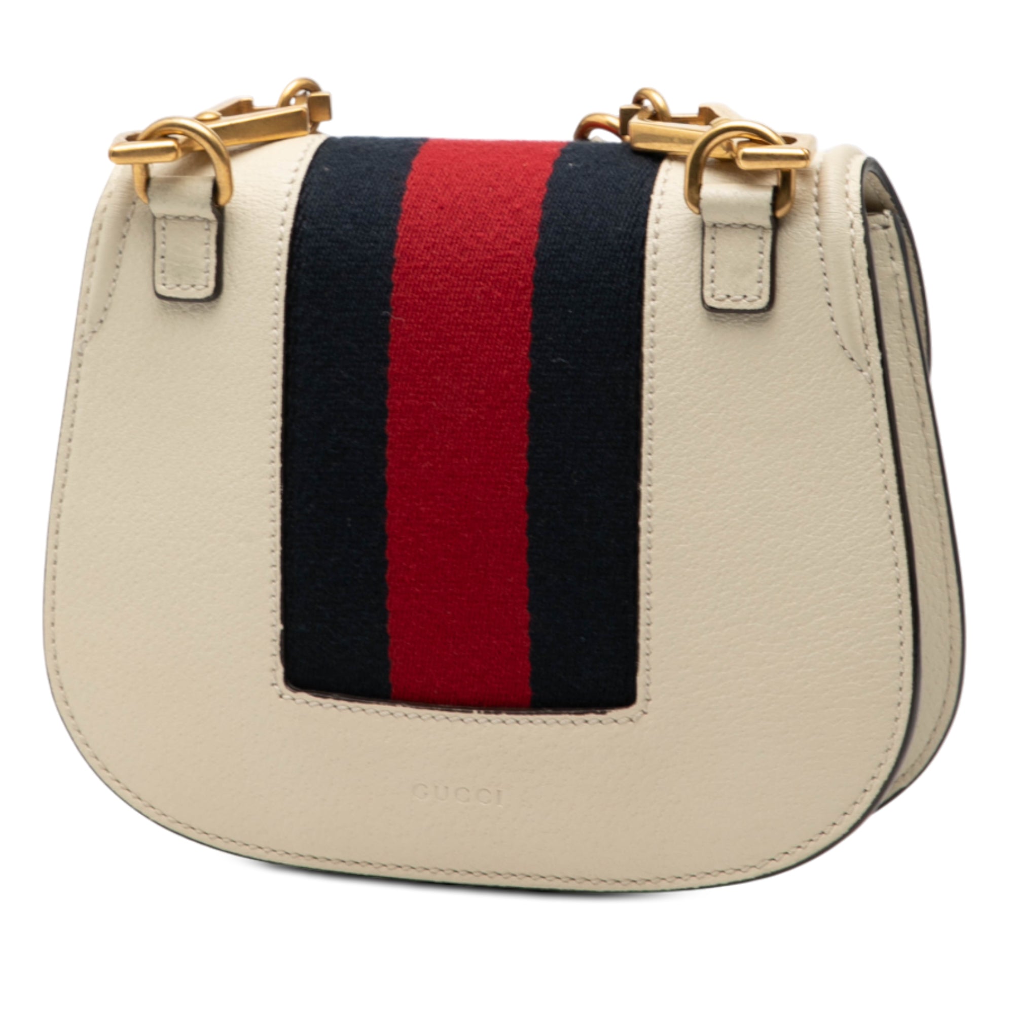 Small Calfskin Web Linea Butterfly Totem Crossbody - Image 2