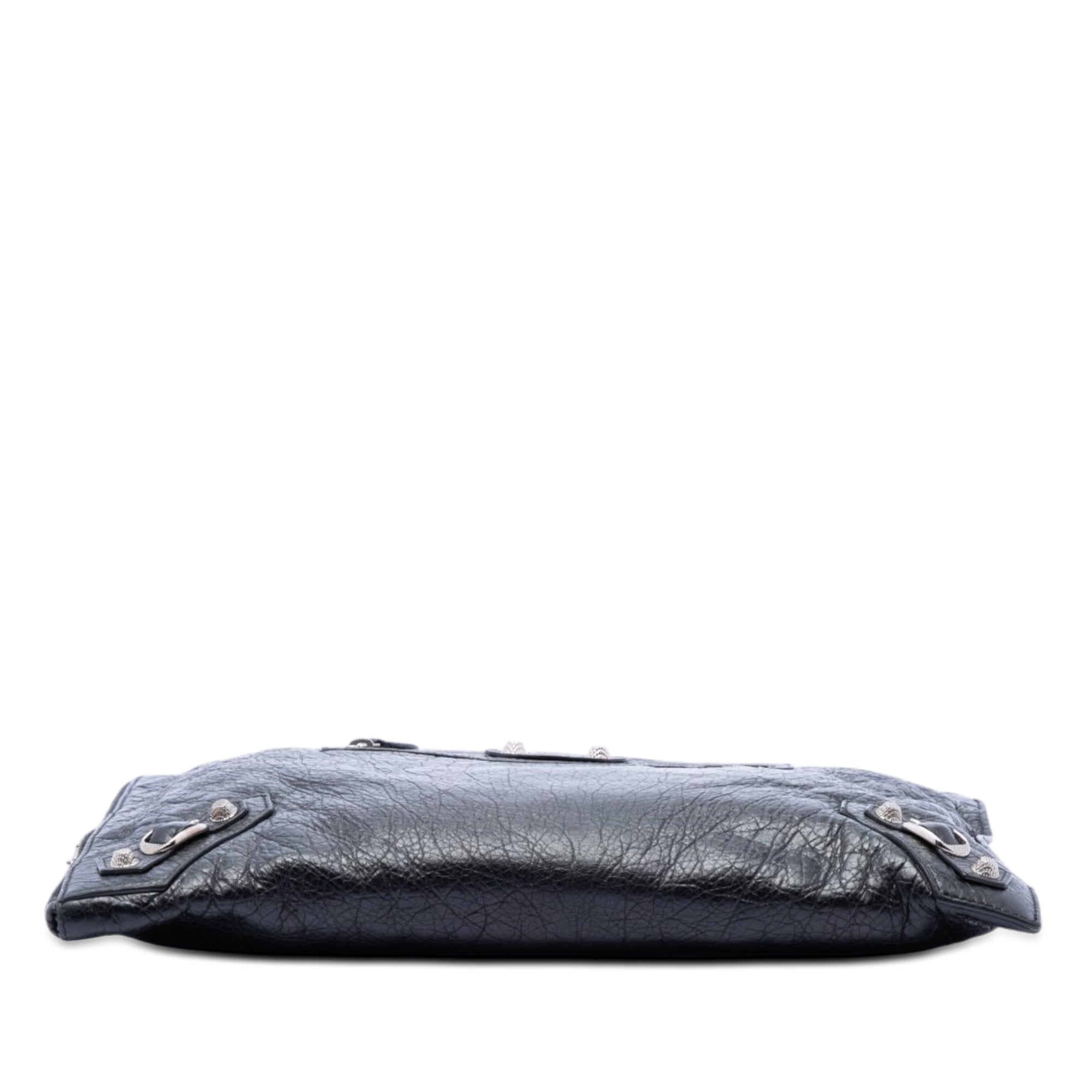Lambskin Motocross Giant 12 Zip Around Flat Clutch - Image 3