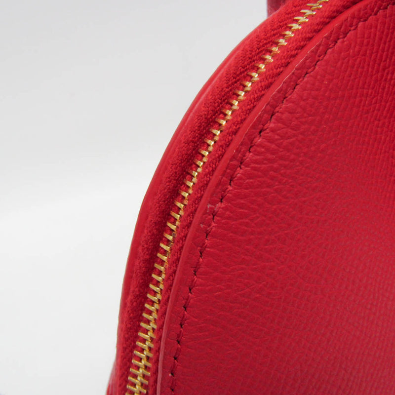 Balenciaga Logo Ville Leather Red Bag