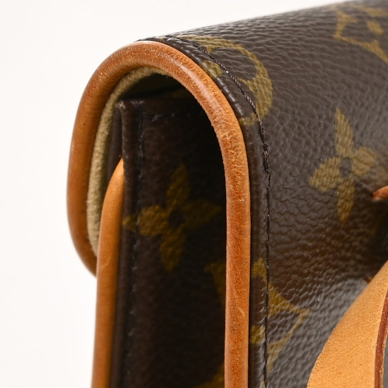 Louis Vuitton Florentine Waist Monogram Canvas Brown Bag