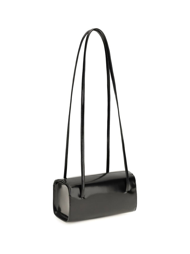 Fane Shoulder Bag — Black Calf Leather