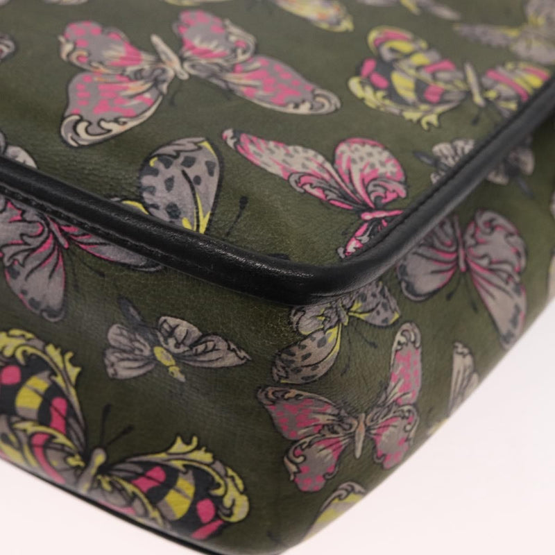 Loewe Messenger Printed Leather Green