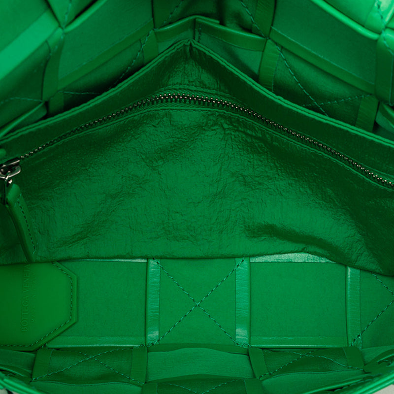 Small Paper Calfskin Intrecciato Cassette Crossbody - Image 4