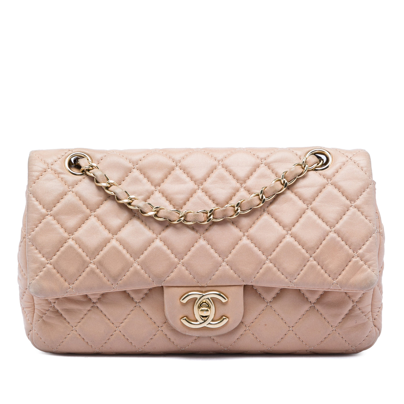 Medium Classic Lambskin Double Flap - Image 1