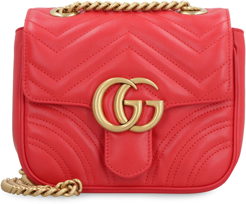 Gucci Shoulder Bag — Red Lamb