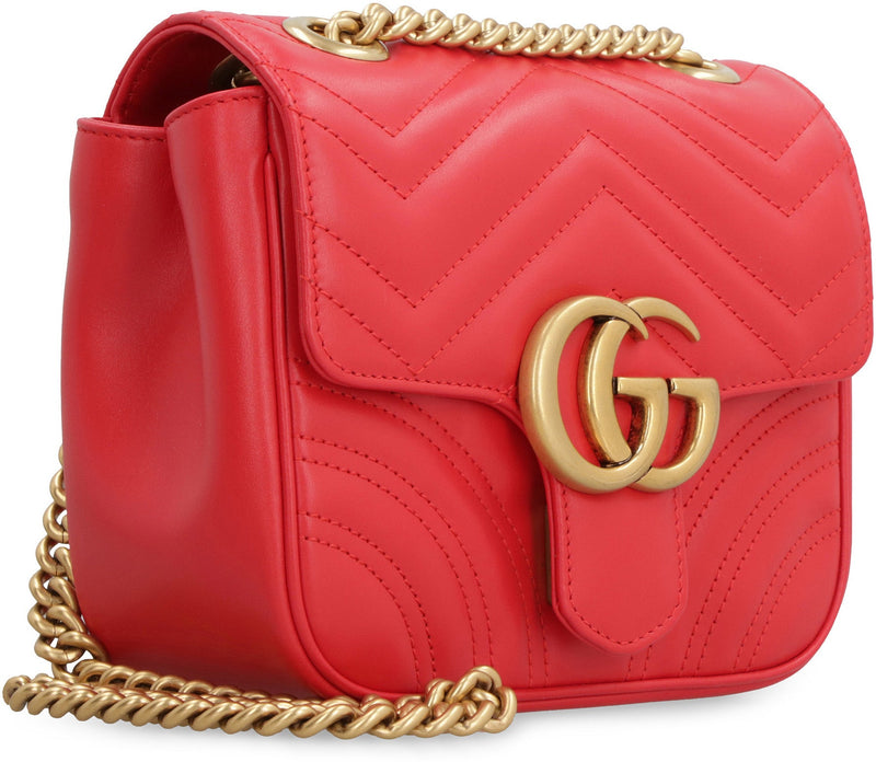 Gucci Shoulder Bag — Red Lamb