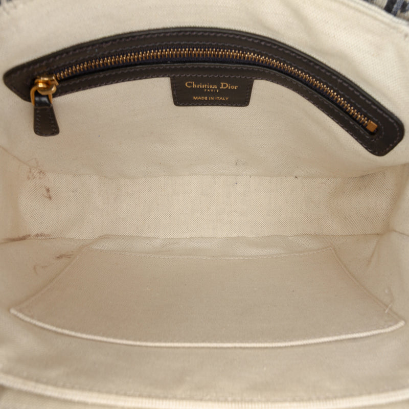Oblique Canvas Flap Crossbody - Image 4