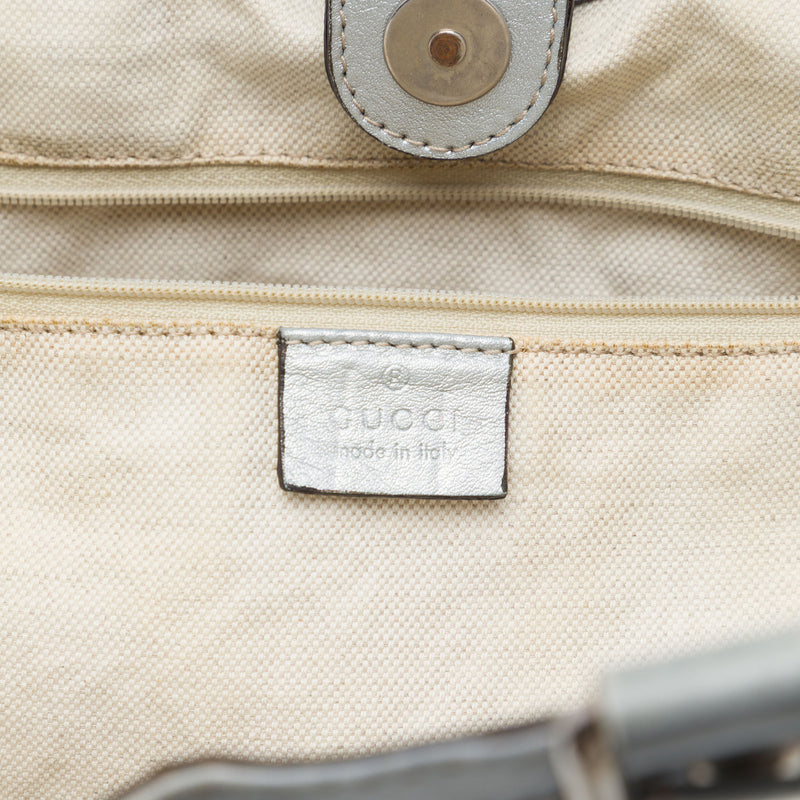 Medium Metallic Guccissima Sukey Tote - Image 5