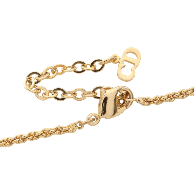 Gold Plated Logo Pendant Necklace - Image 5