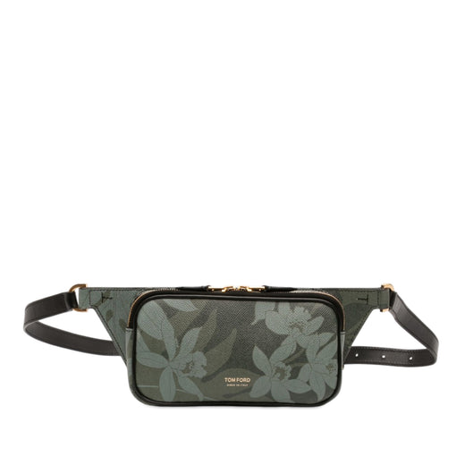 Leather Floral Print Belt Bag - Image 1
