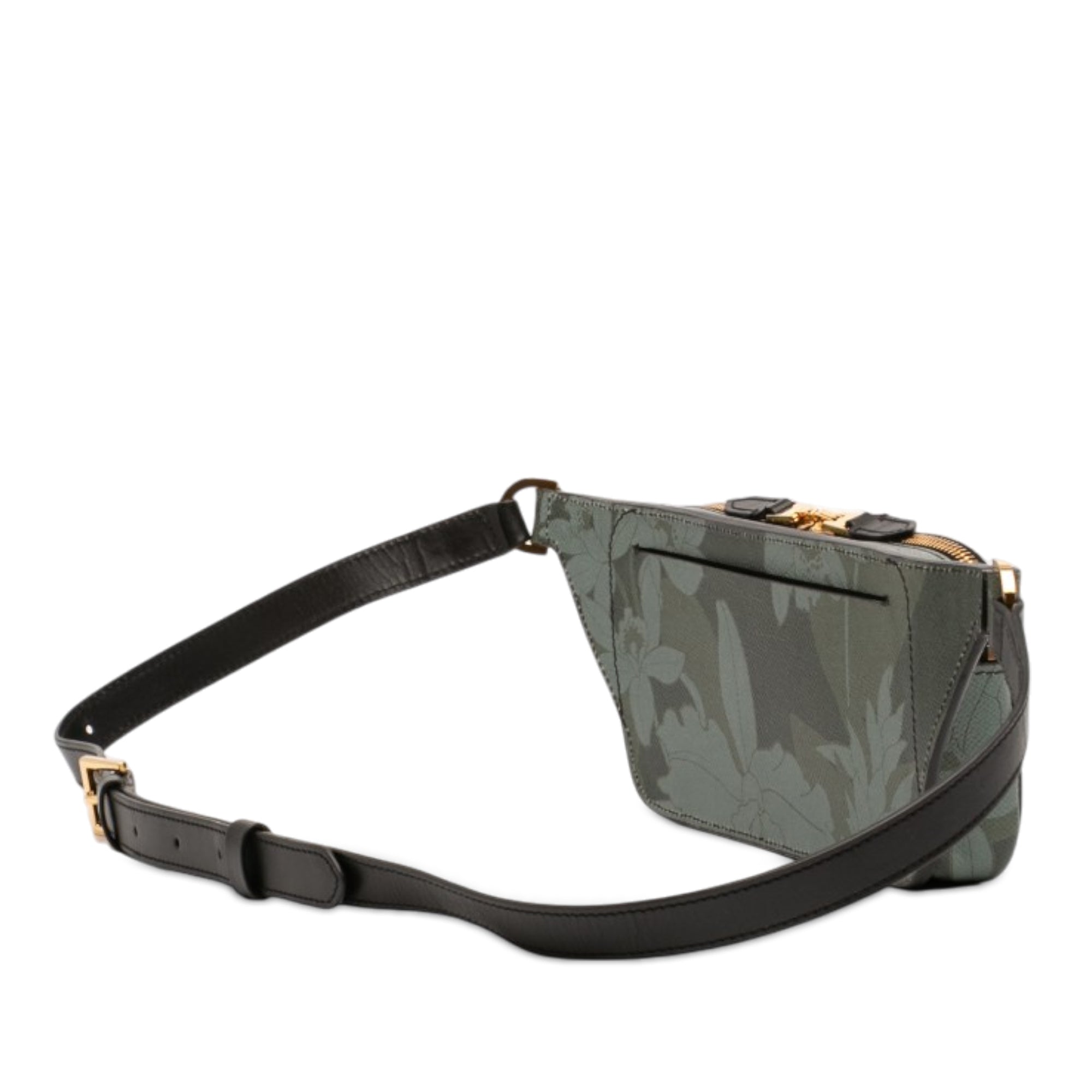 Leather Floral Print Belt Bag - Image 2