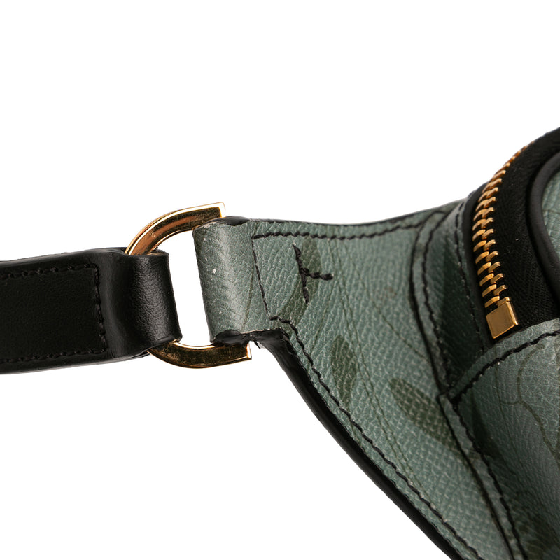 Leather Floral Print Belt Bag - Image 8