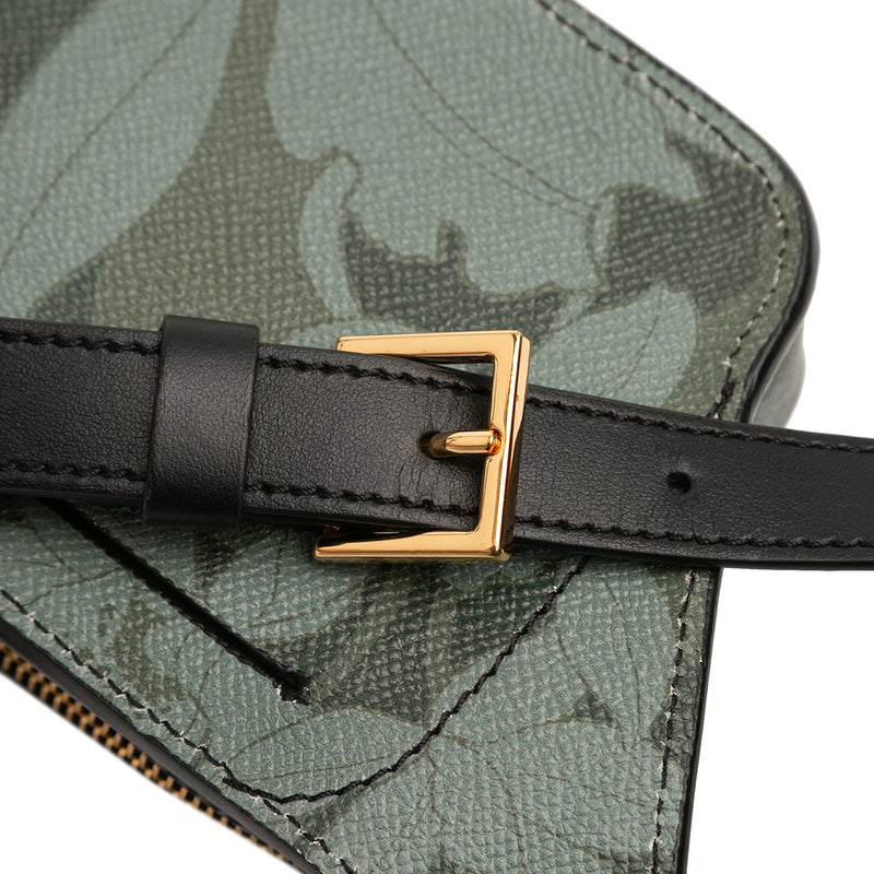 Leather Floral Print Belt Bag - Image 9