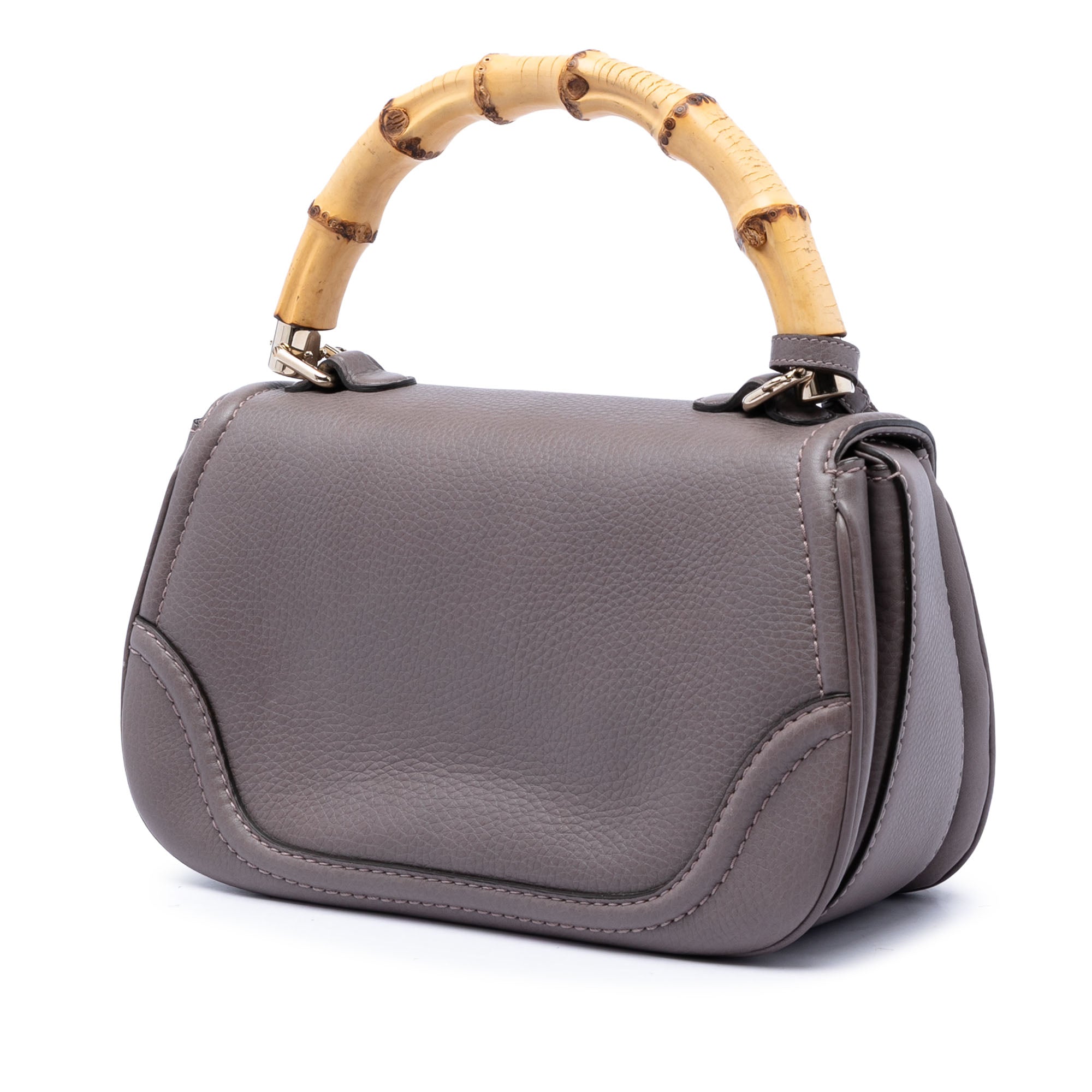 Medium Leather New Bamboo Satchel - Image 2