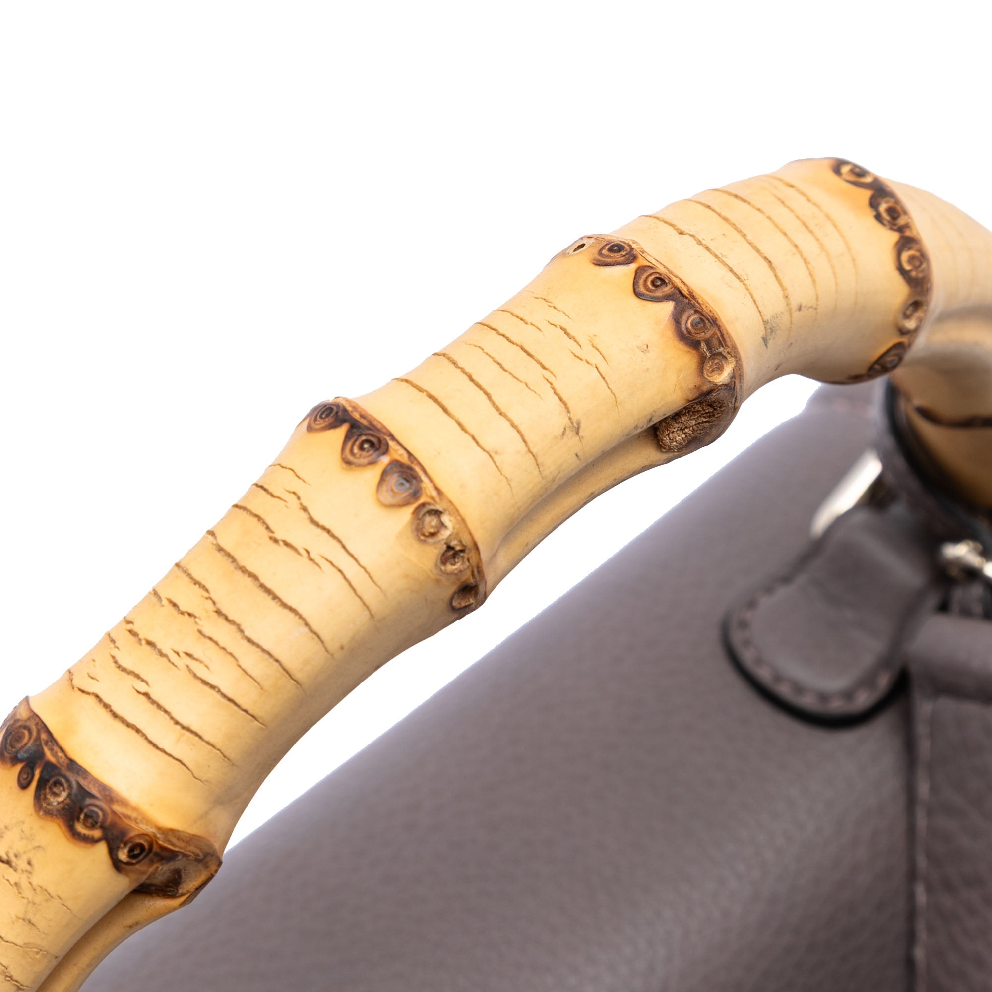 Medium Leather New Bamboo Satchel - Image 5