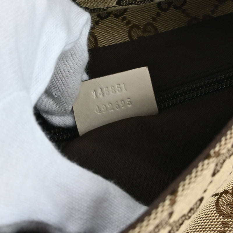 Gucci Waist Belt Bag (outlet) Gg Canvas And Leather Beige