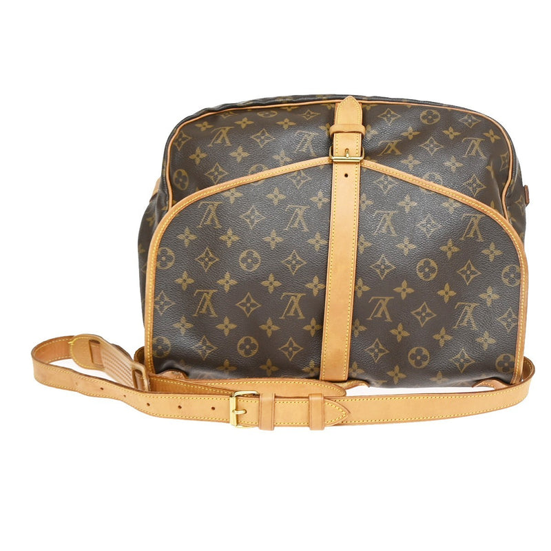 Louis Vuitton Saumur Monogram Canvas Brown Bag