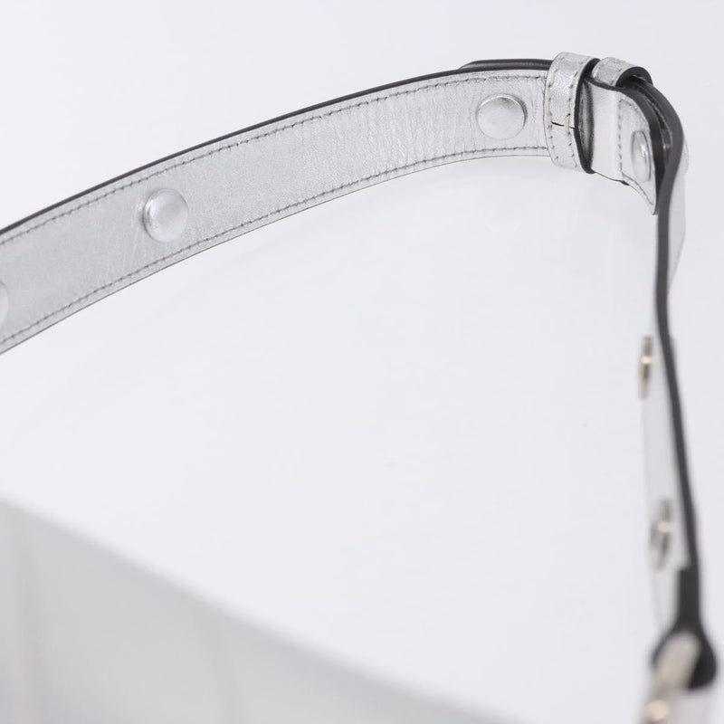 Gucci Blondie Diagonal Quilted Leather Silver Bag