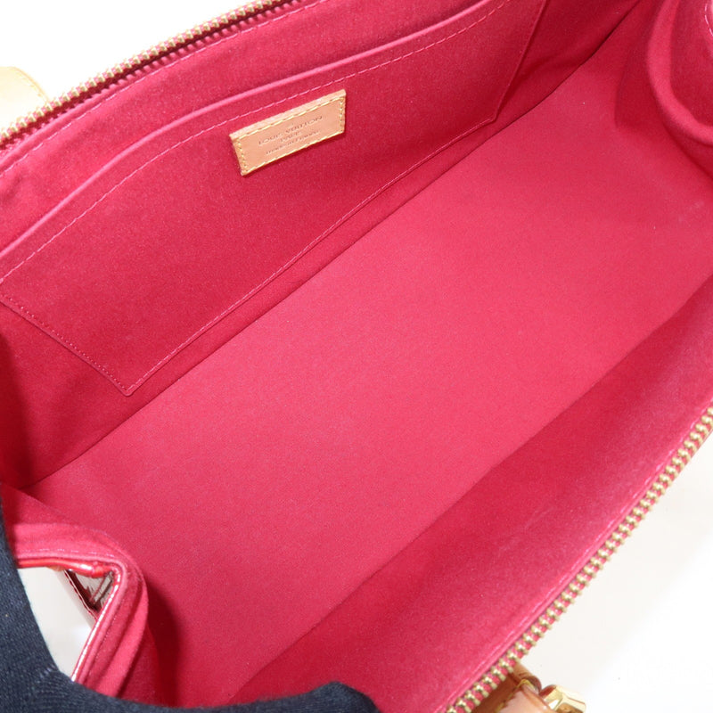 Louis Vuitton Rosewood Avenue Monogram Vernis Red Patent_leather Bag