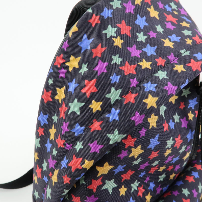 Saint Laurent City Printed Corduroy Multicolour Canvas Bag