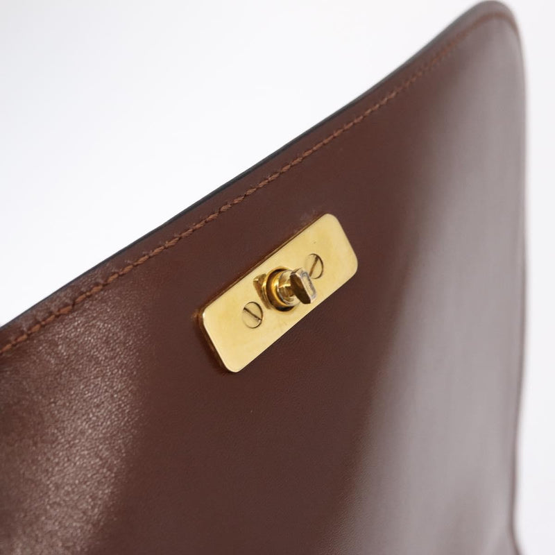 Celine Triomphe Leather Brown Bag