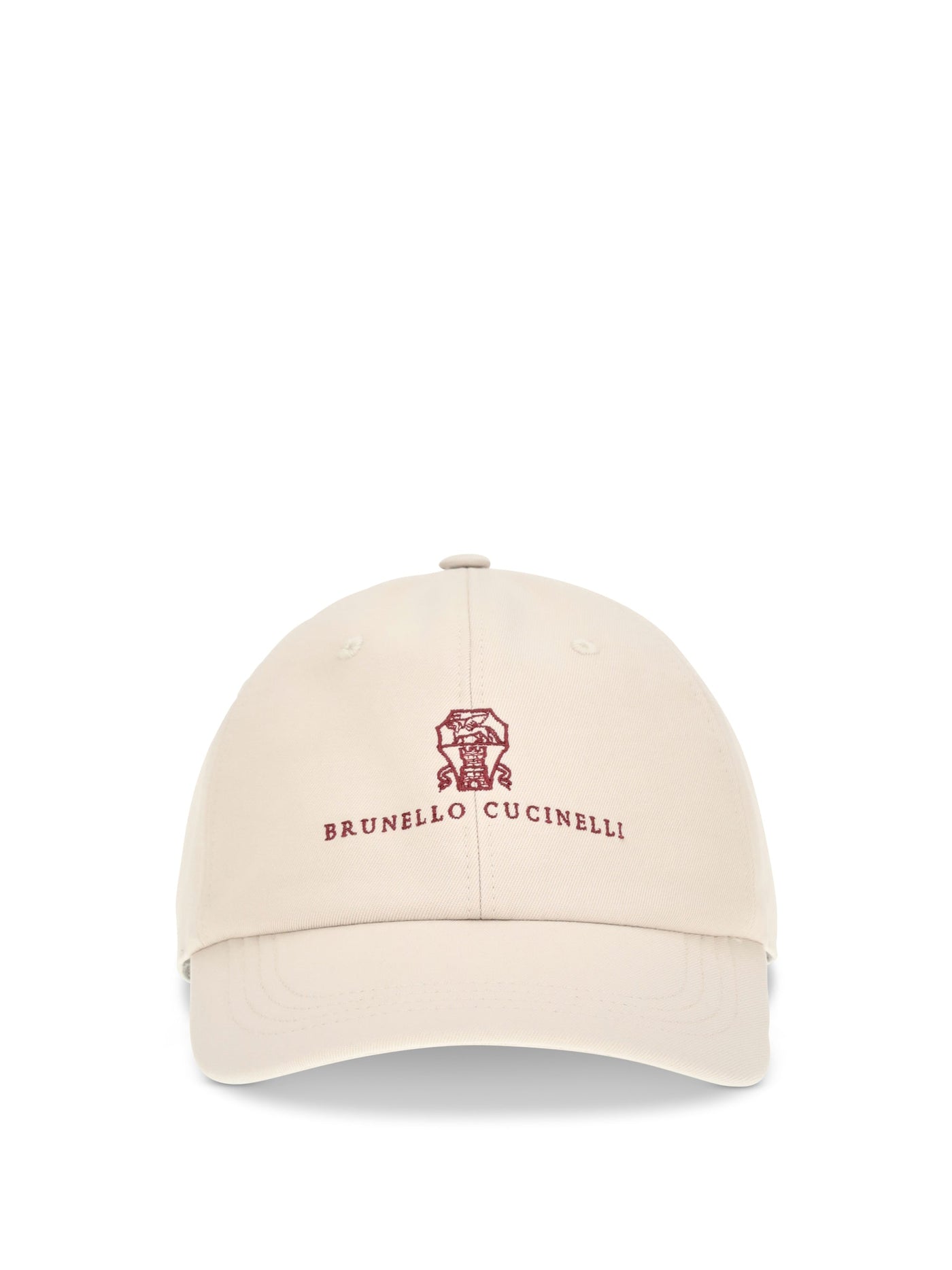 Brunello Cucinelli M252d9850 Baseball Cap — Beige Cotton Caps