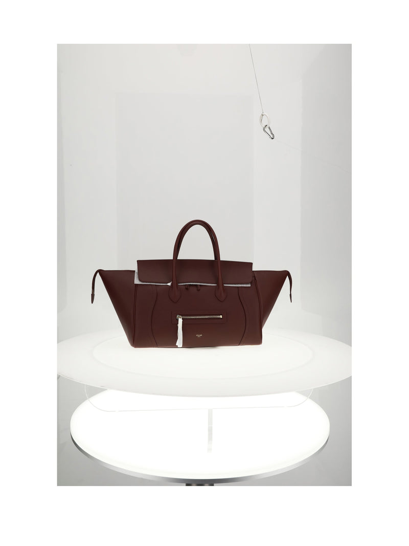 Celine Shoulder Bag — Brown Calf Leather