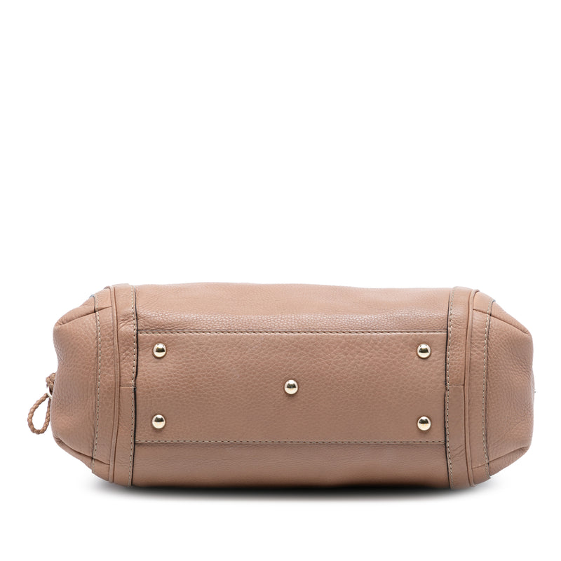 Medium Pebbled Calfskin Bella Shoulder Bag - Image 3