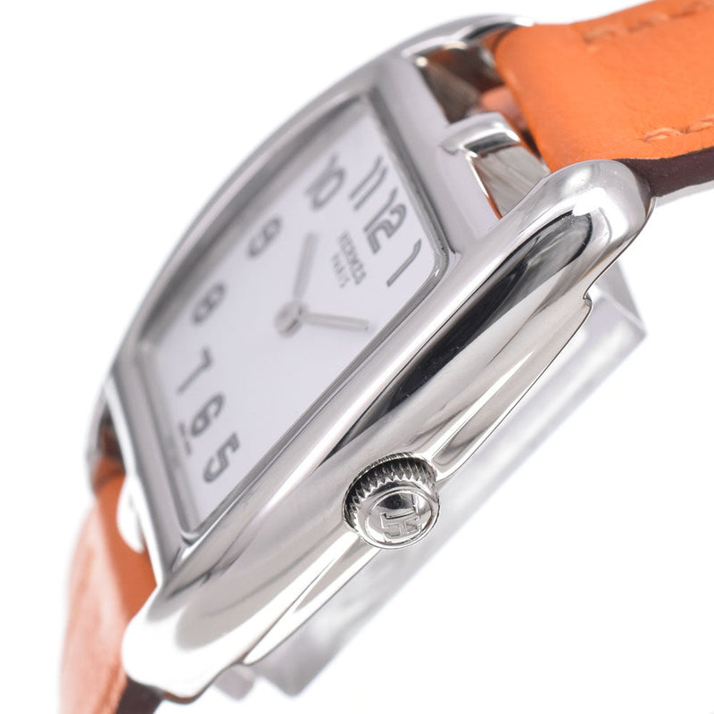 Hermes Cape Cod Double Tour Quartz Stainless Steel And Leather Watches