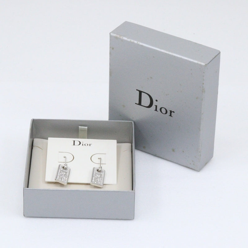 Christian Dior Vintage Logo Metal Silver Bijoux