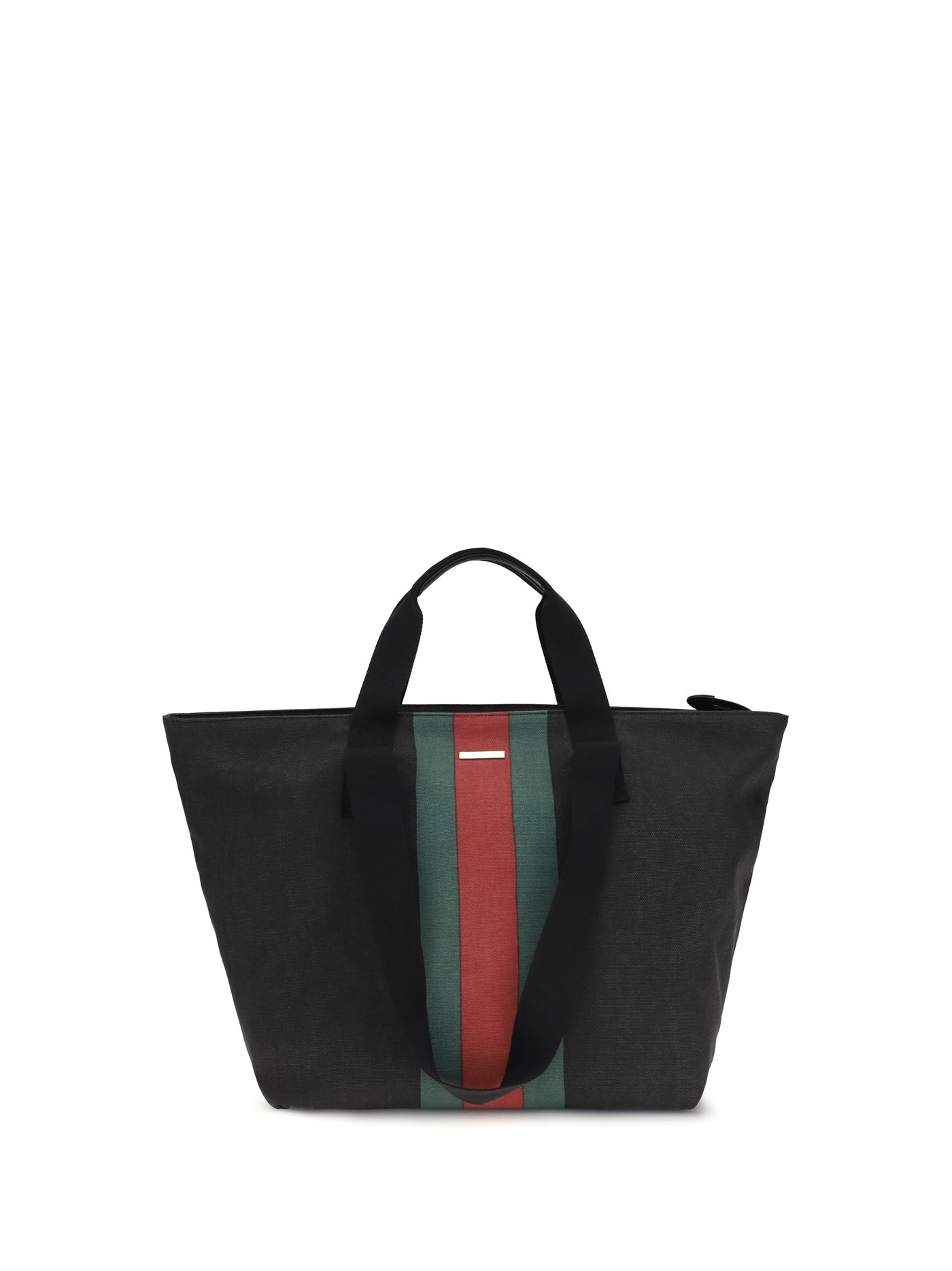 Gucci Tote Bag — Black Cotton