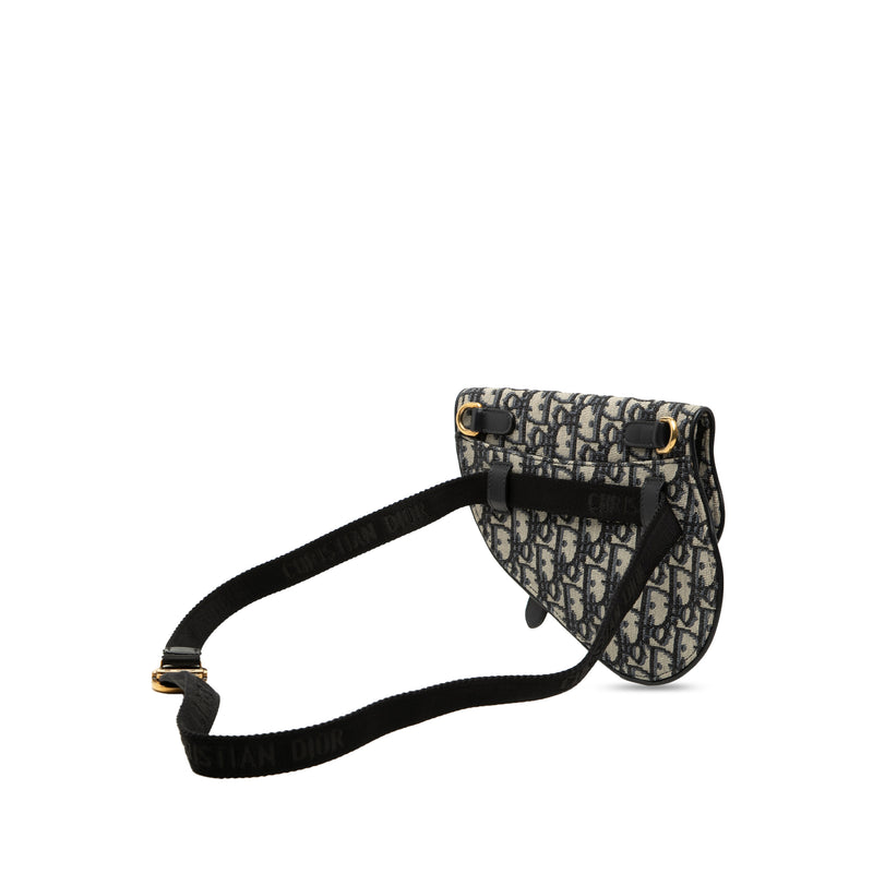 Oblique Canvas Saddle Belt Bag - Image 2