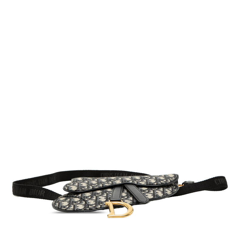 Oblique Canvas Saddle Belt Bag - Image 3