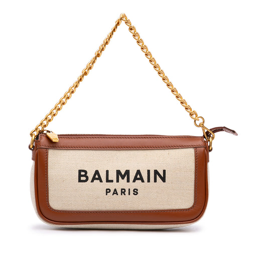 Mini Canvas B Army Logo Satchel - Image 1