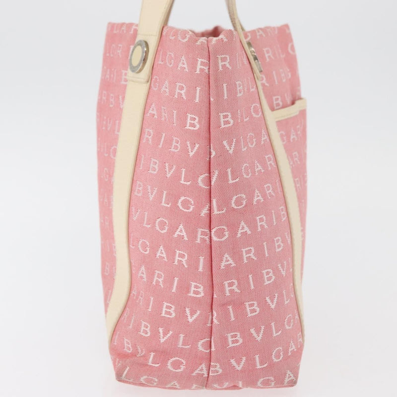 Bvlgari Logomania Canvas Pink Bag