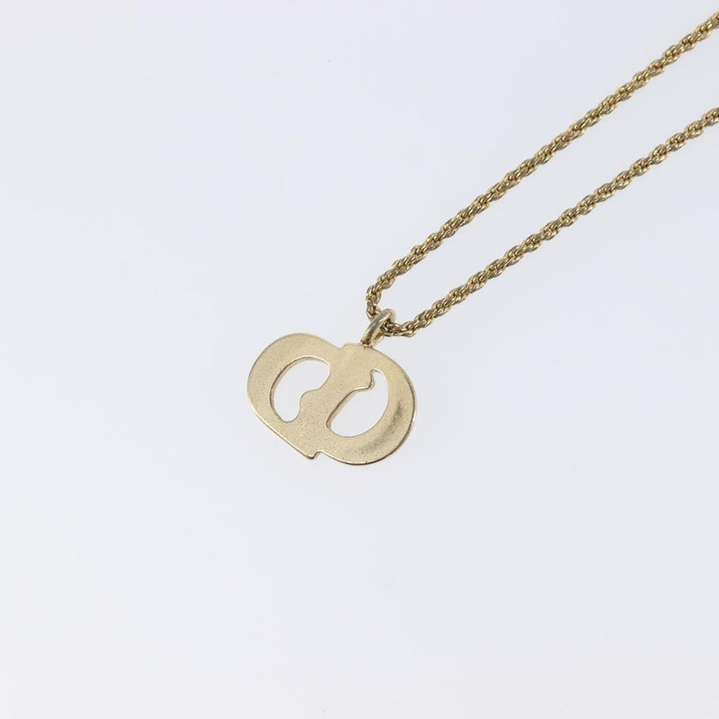 Christian Dior Cd Pendant Metal Gold Bijoux
