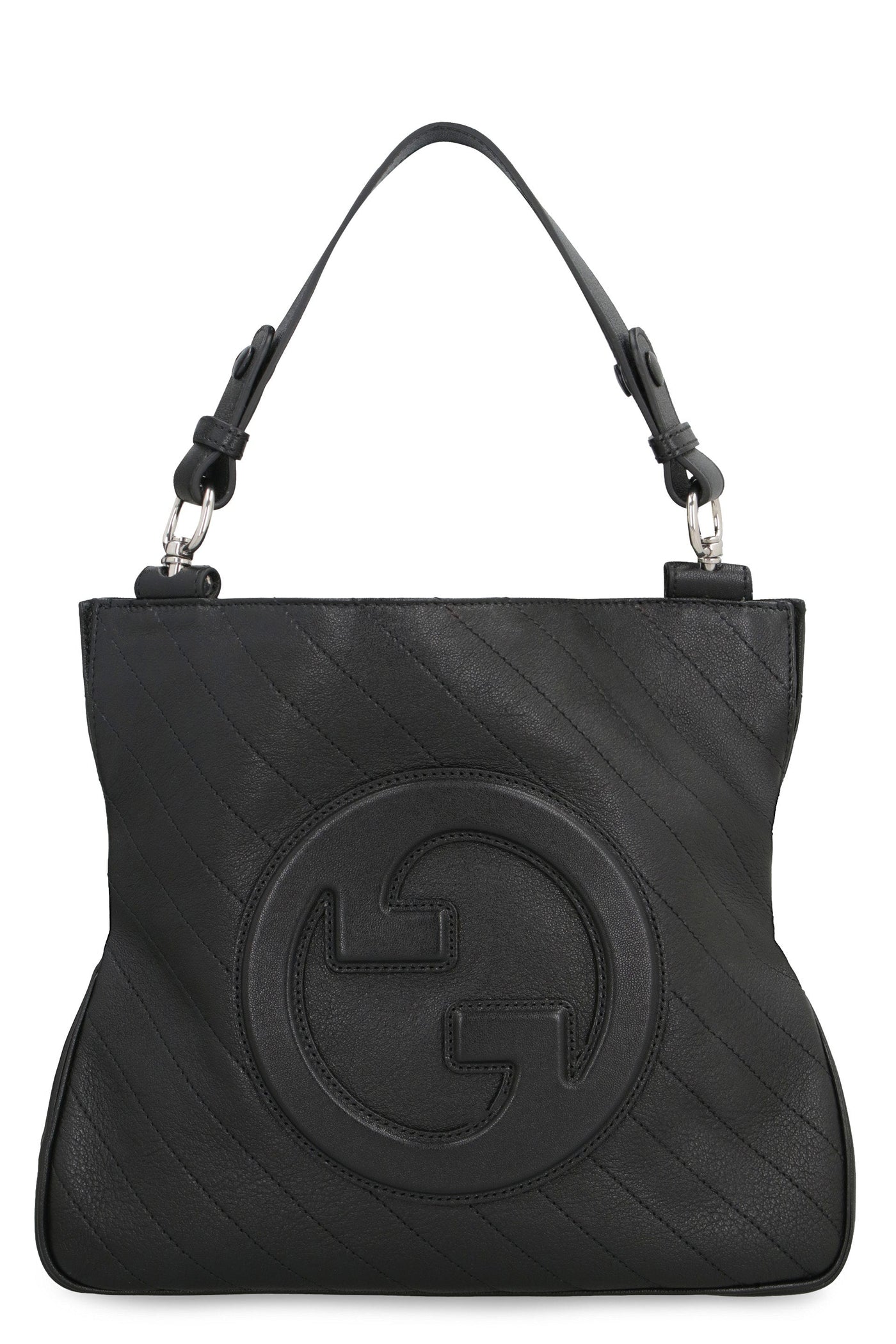 Gucci Blondie Shoulder Bag — Black Lamb Leather
