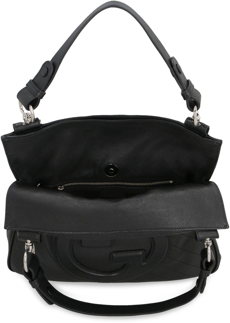 Gucci Blondie Shoulder Bag — Black Lamb Leather