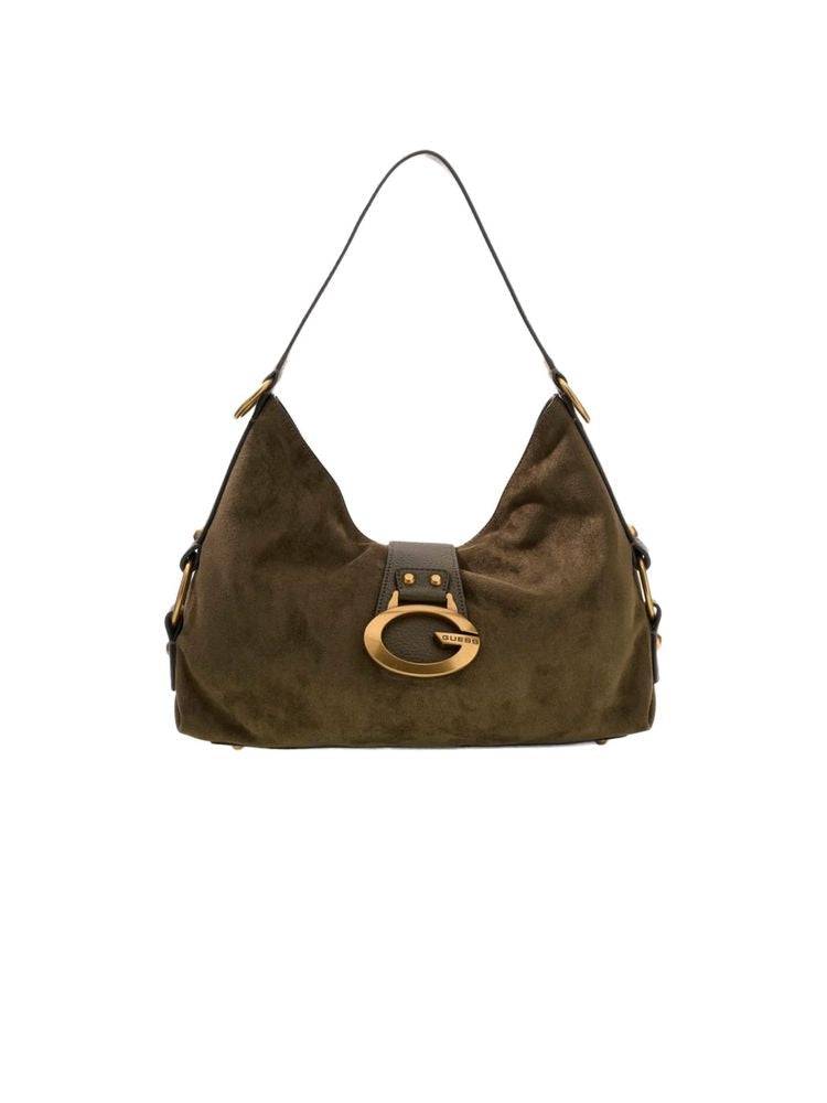 Guess Shoulder Bag — Olive Polyester