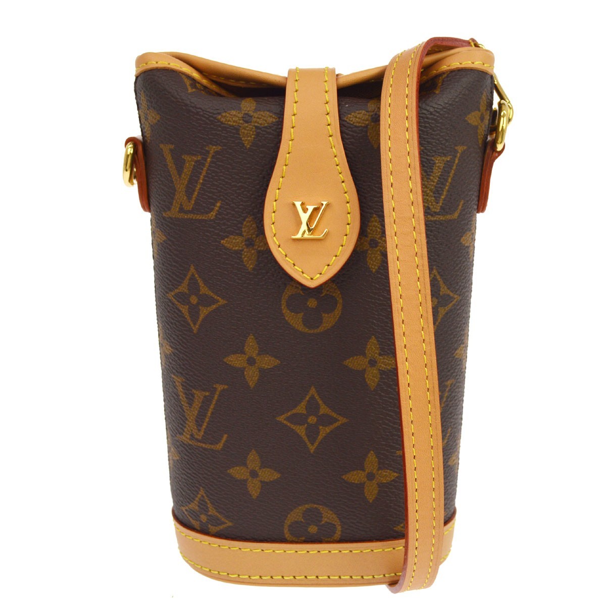 Louis Vuitton Fold Me Monogram Canvas Brown Bag