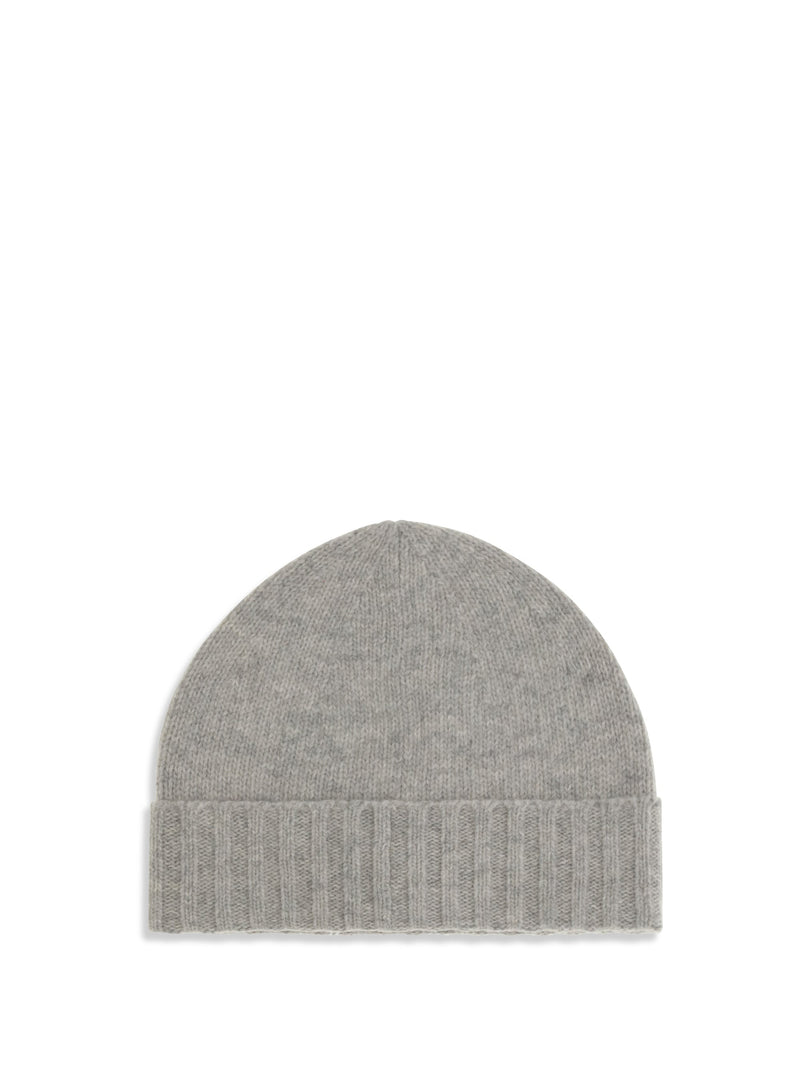 Mm6 Maison Margiela S52tb0025m13288 Wool Knit Beanie — Gray Ovis Aries Beanies