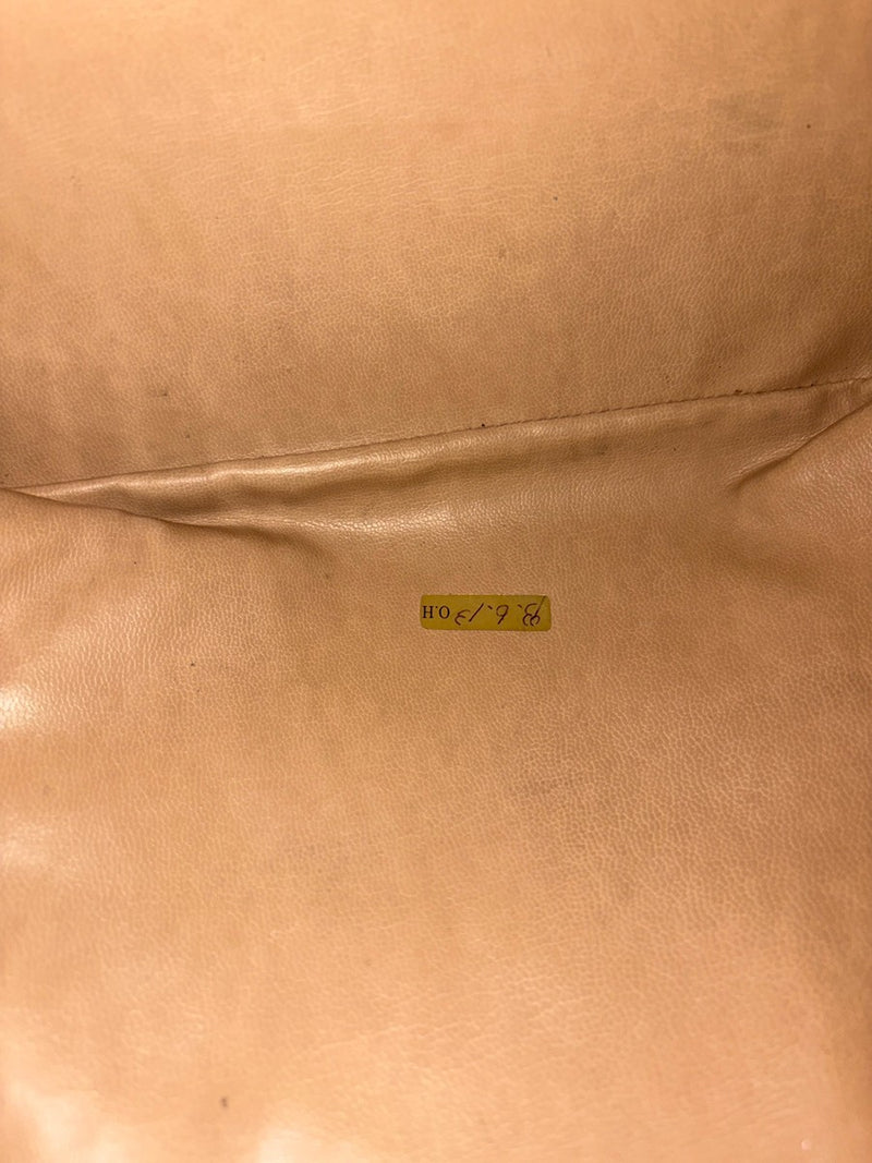 Chanel Vintage Cc Chain Drawstring Lambskin Green Calfskin Bag