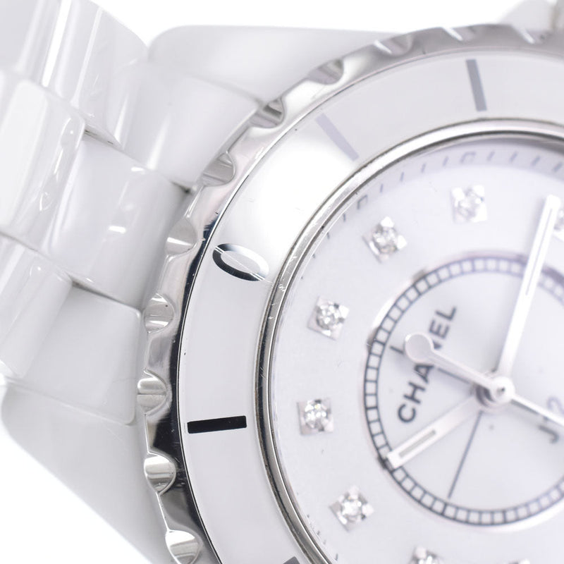 Chanel J12 Quartz Ceramic And Stainless Steel With Diamond Markers Watches